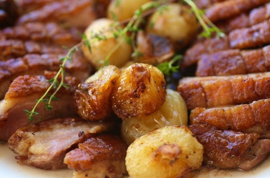 Roasted Cipollini Onions with Thyme